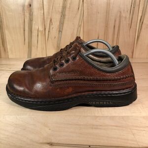 Merrell Ortholite Mens World Leader Passport Loafers Shoes Brown Comfort Size 9